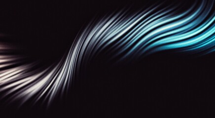Dark blue black gray grainy wave loop gradient backdrop design.Abstract soft blue gray vibrant colors grainy webpage header design, website cover design, banner.