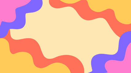 Aesthetic background with bright colorful liquid