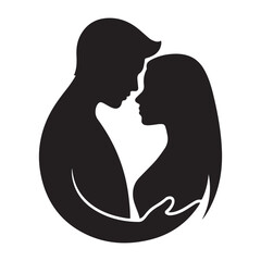 Photographer male and female Vector Black silhouettes. Good use for symbol, logo, web icon, mascot, or any design you want. Easy to use. with white background