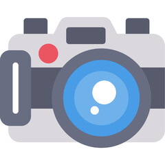 Archaeological Camera Flat Icon