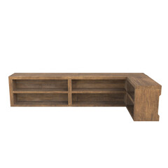 Medieval Bar, 3d illustration isolated on white background