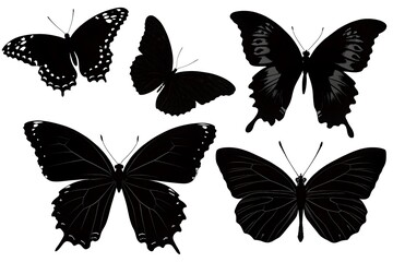 collection of butterflies