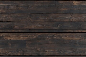 Dark, horizontal wooden planks,  a close-up surface texture.