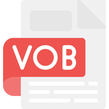 VOB Flat Icon