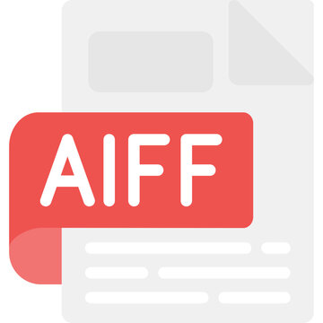 AIFF Flat Icon