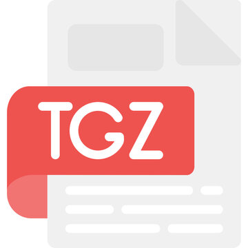 TGZ Flat Icon