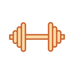 Barbell Vector Icon