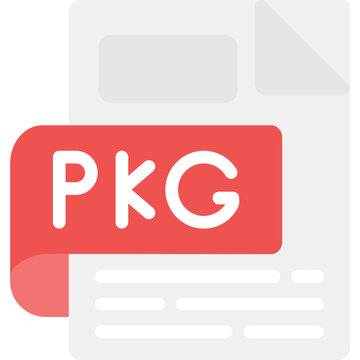 PKG Flat Icon