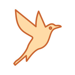 Hummingbird Vector Icon