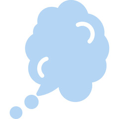 Cloud Speech Bubble Flat Icon