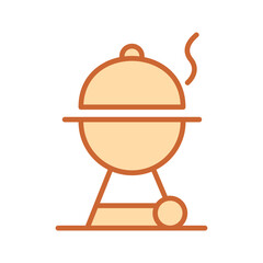 Fototapeta premium BBQ Grill Vector Icon