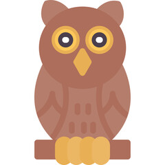 Owl Flat Icon