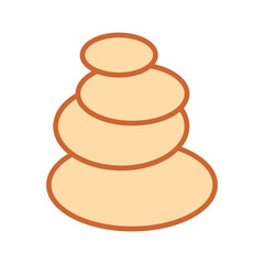 Hot Stones Vector Icon