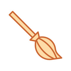 Witches Broom Vector Icon