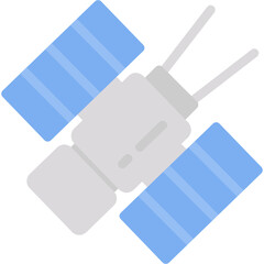 Ion Propulsion Engine Flat Icon