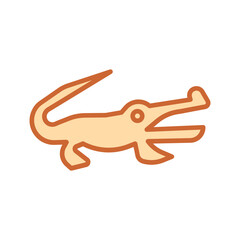 Alligator Vector Icon