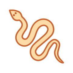 Fototapeta premium Snake Vector Icon