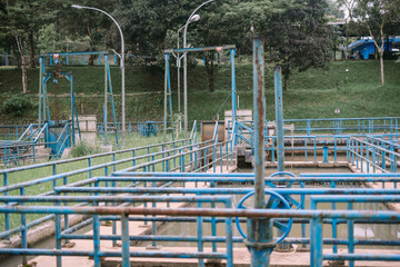 Water Treatment Plant Structure, Industrial Facility for Water Purification