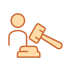 Prosecutor Vector Icon