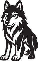 wolf vector illustration