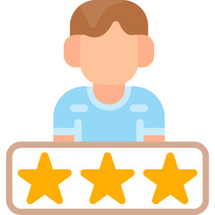 Employee Ranking Flat Icon