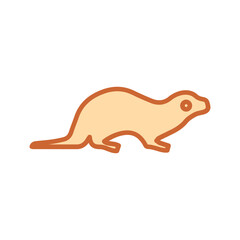 Sea Otter Vector Icon
