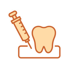 Dental Anesthesia Vector Icon
