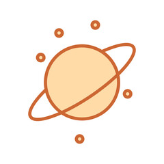 Planetary Rings Vector Icon © Muhammad