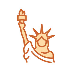 Statue of Freedom Vector Icon