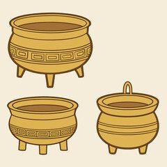 historical bronze incense vessel artwork