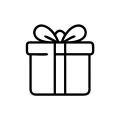 gift box gift giving holiday present on transparent background for web and graphic design