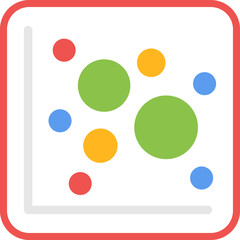 Heat Map Flat Icon