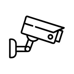 security camera on transparent background for web and graphic design
