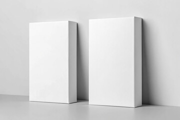 Naklejka premium White Book Mockups for Cover Design