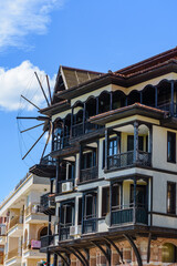 Residential building at old town of Nessebar, Bulgaria