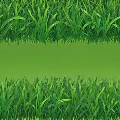 Obraz premium green grass background, green grass on white background, green grass on white