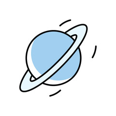 Uranus Icon vector stock illustration