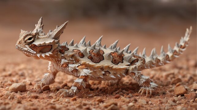 Thorny Devil Lizard: Desert Camouflage and Spiky Armor