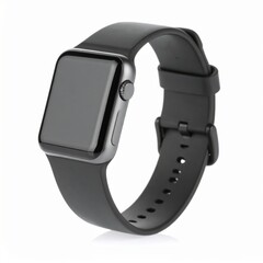 Sleek Modern Smartwatch on Isolated White Background