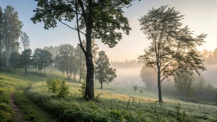 Obraz premium Primeval forest, Photo, Natural light.