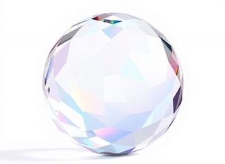 Obraz premium Crystal Clear: Vivid Spectrum Diamond Globe