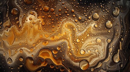 Abstract view looking through a surface covered in water droplets Blurring