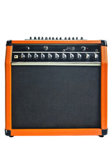 Isolated Orange Guitar Amplifier