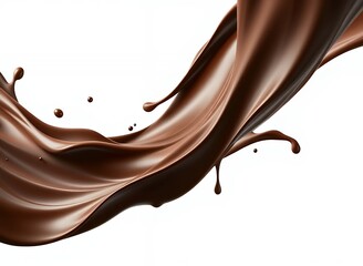 Luxurious Chocolate Fountain - Close-up Stock Photo