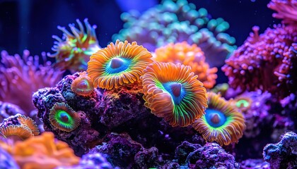 colorful coral reef
