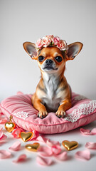 Chihuahua photoshoot on Mother's Day