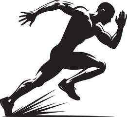 Running Athlete illustration