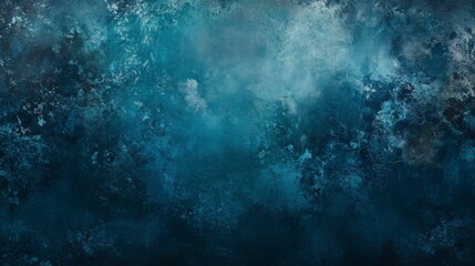 Fototapeta premium Dark Blue Abstract Grunge Texture Background