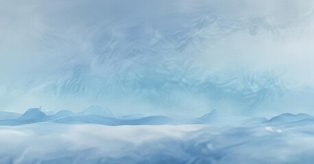 Fototapeta premium Dreamy pastel blue watercolor wash, soft blurred edges, visual, nature