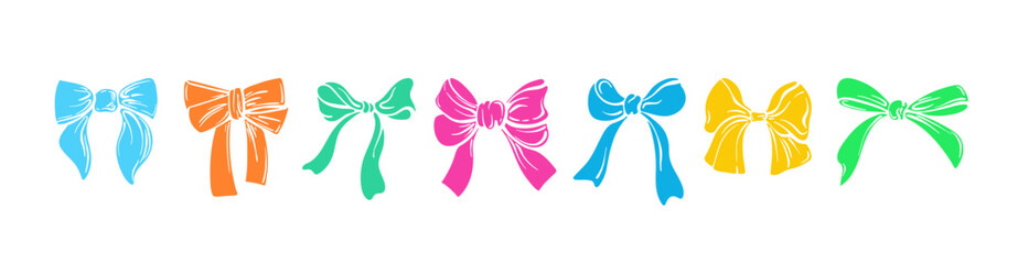 Collection of various ribbon Girly vintage element